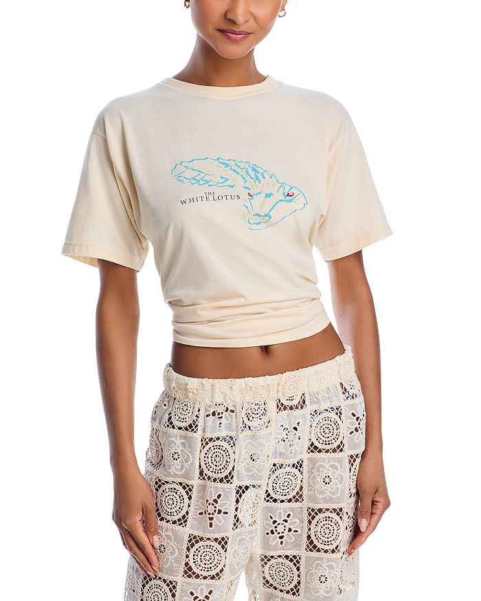 

Футболка White Lotus AQUA, слоновая кость/кремовый