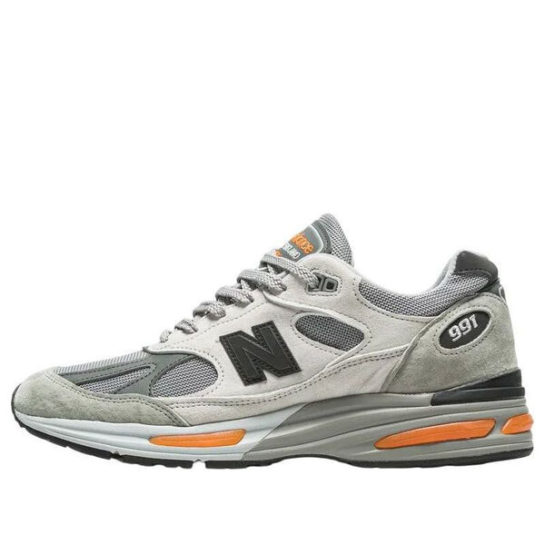 

Кроссовки 991v2 made in uk 'winter flare' New Balance, серый