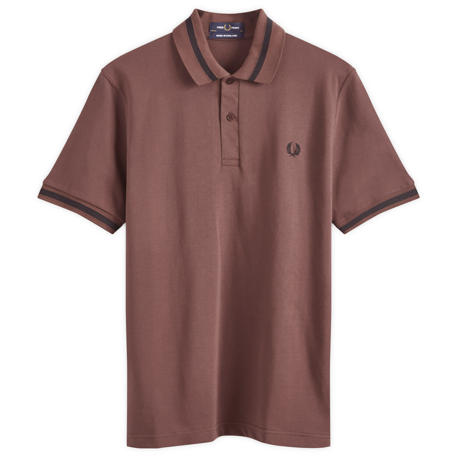 

Поло Fred Perry Original Single Tipped Polo, цвет Brick & Black