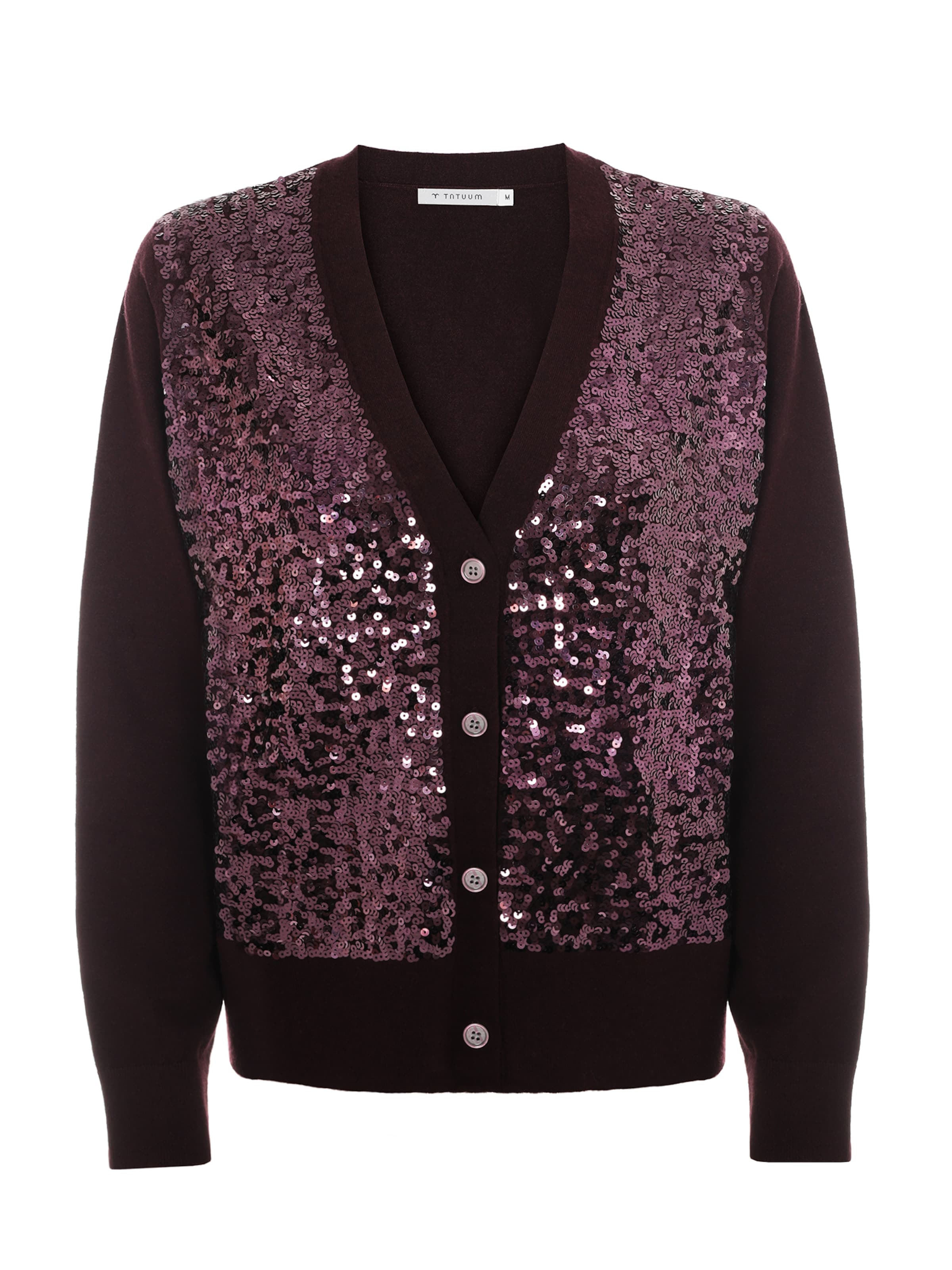 

TATUUM Толстовка с молнией в цвете баклажан, Фиолетовый, TATUUM Толстовка с молнией в цвете баклажан