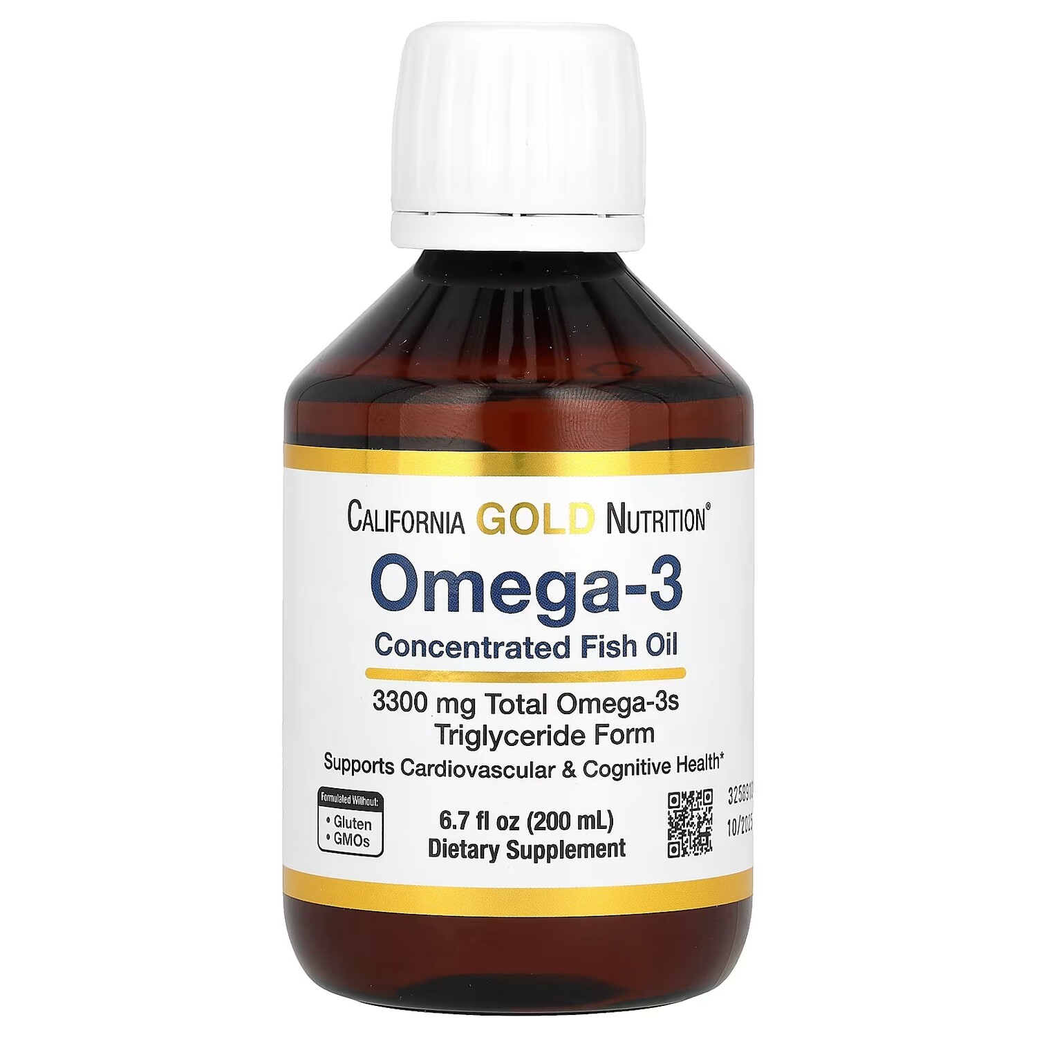 

California Gold Nutrition Норвежский рыбий жир Omega 3 Extra Strength с натуральным вкусом лимона, 6,7 жидких унций (200 мл)