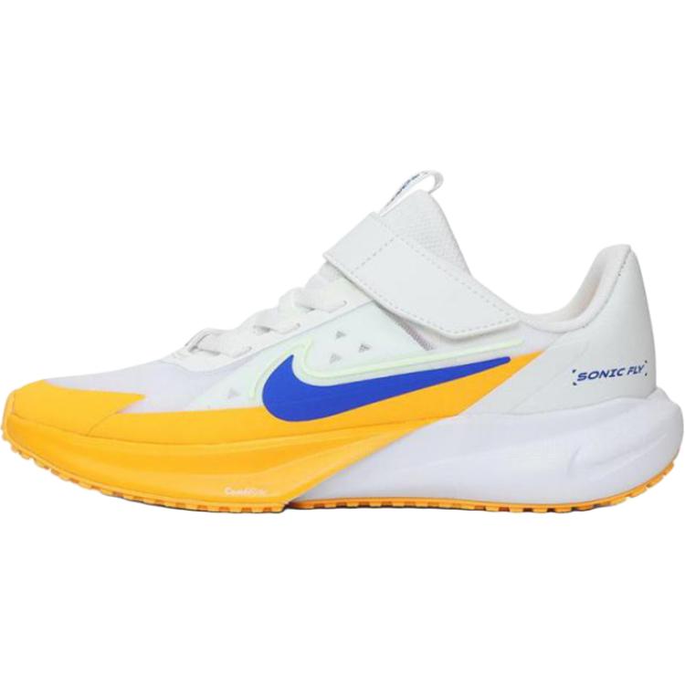 

Nike Детские беговые кроссовки SONIC FLY Abrasion Resistant Low Top белый/желтый