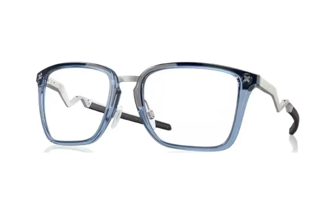 

Титановые очки квадратной формы унисекс синие Oakley