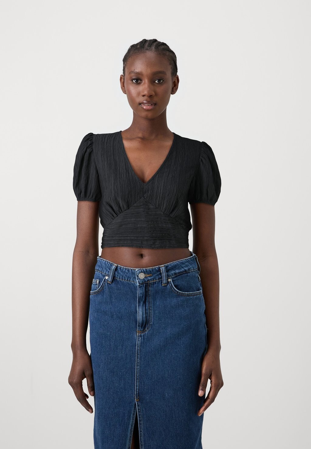 

Блуза VMANDREA CROPPED Vero Moda, черный
