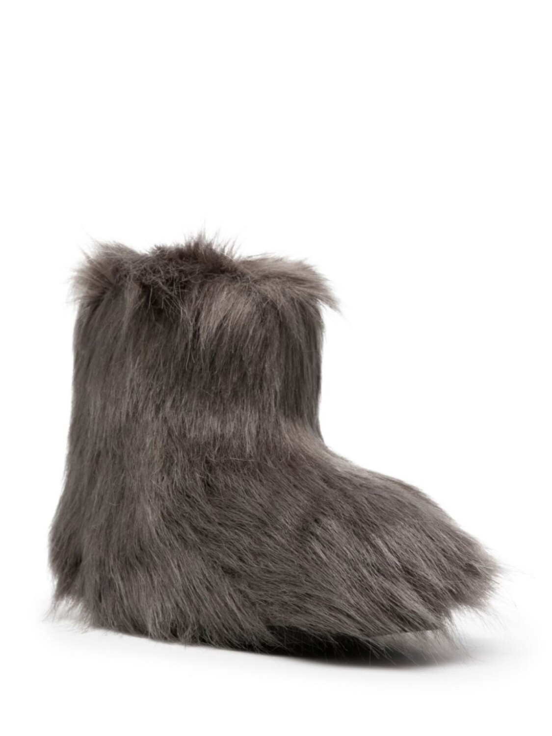 STAND STUDIO Olivia faux-fur ankle boots, серый — фото 2