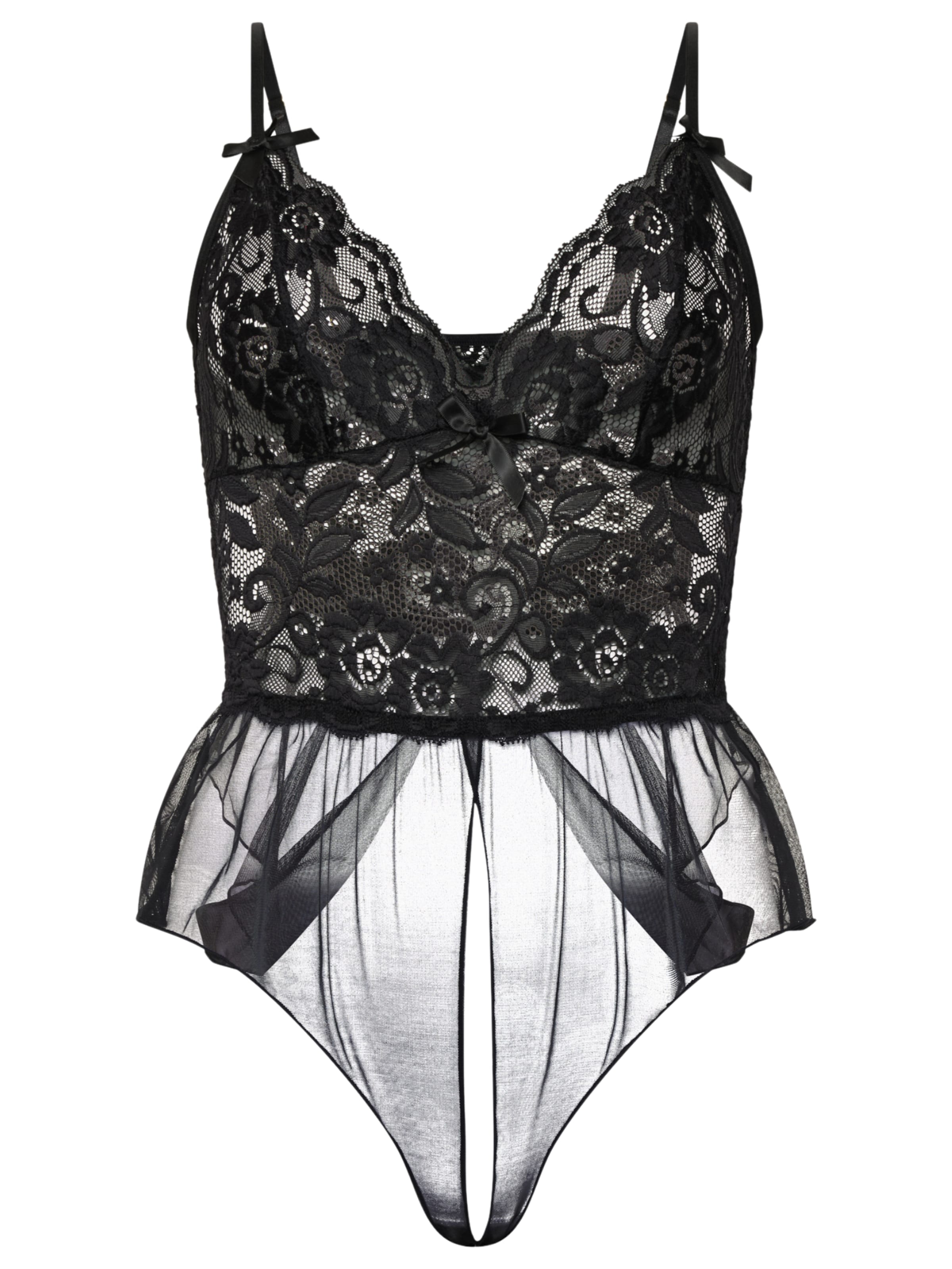 

Orchibelle Боди 'Ouvert' черное