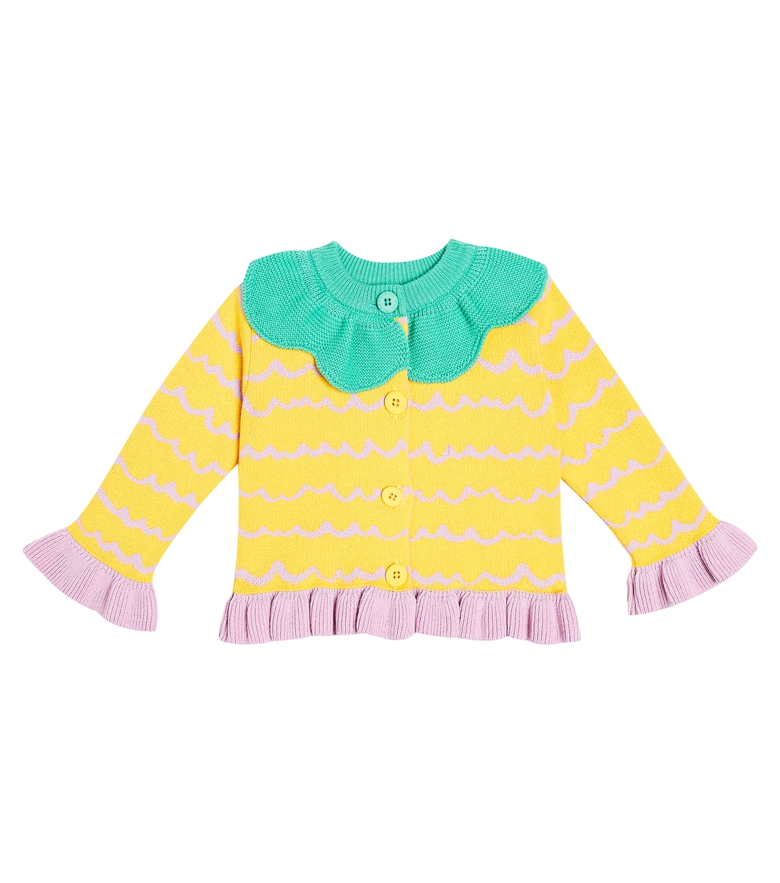 

Детский хлопковый кардиган Stella McCartney Kids, Colourful