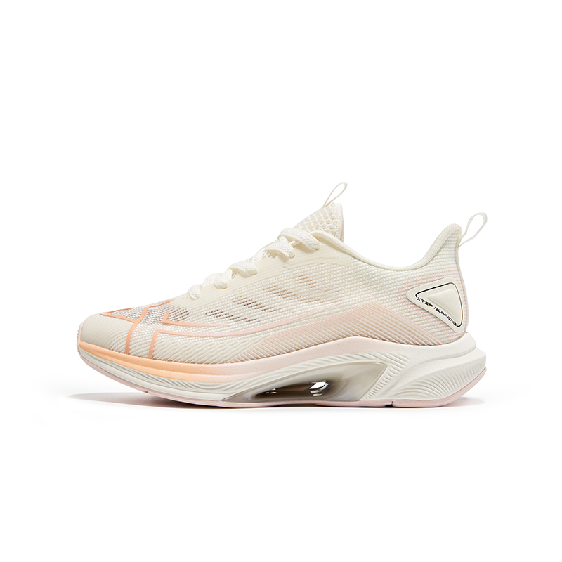 

Детские кроссовки Hayate 1.0 с амортизацией, отскоком, износостойкими, дышащими, с низким верхом XTEP, белый/розовый