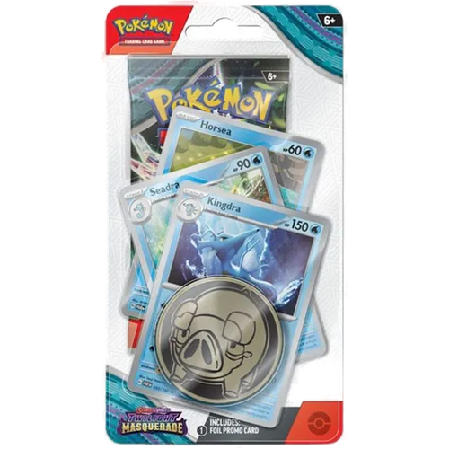 

Карточная игра Pokemon Tcg: Scarlet & Violet – Twilight Masquerade – Premium Checklane Blister – Kingdra
