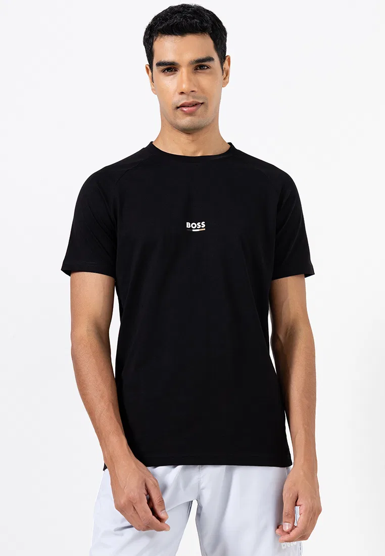 Футболка, slim fit, BOSS Mainline, черный