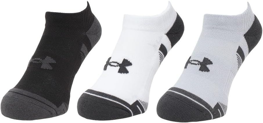 

Under Armour мужские носки Heatgear No Show, 3 пары, Mod Grey/White