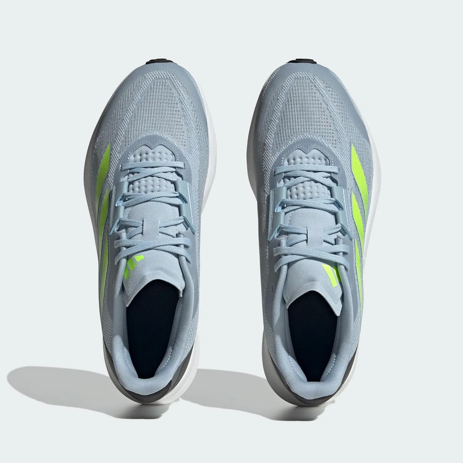 Мужские кроссовки для бега Adidas Duramo Speed, Wonder Blue Lucid Lemon Cloud White — фото 3
