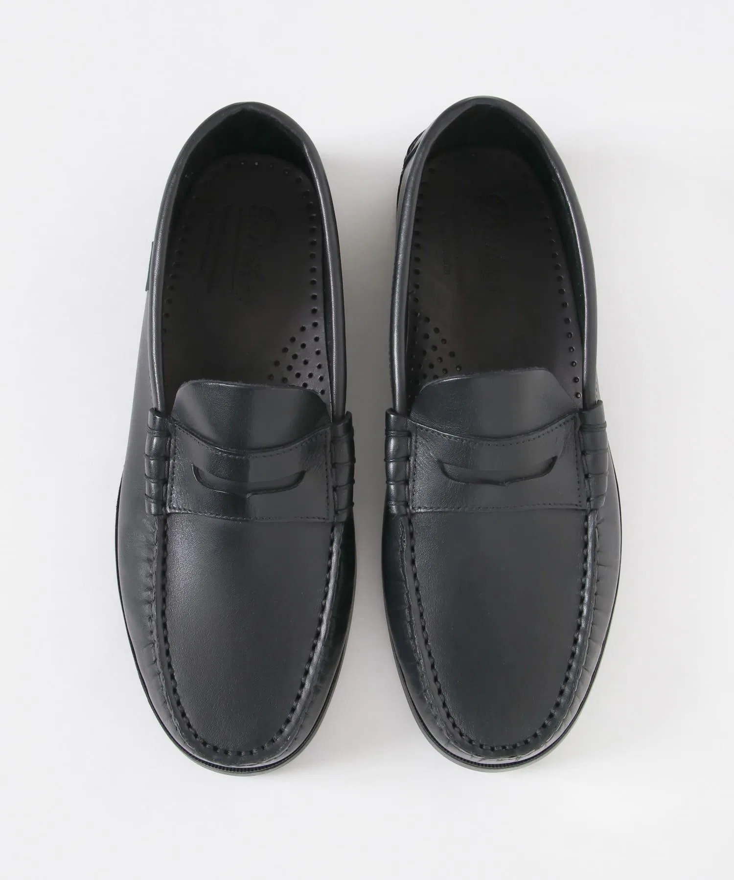 Мужские кожаные лоферы PARABOOT CORAUX URBAN RESEARCH чёрные — фото 3