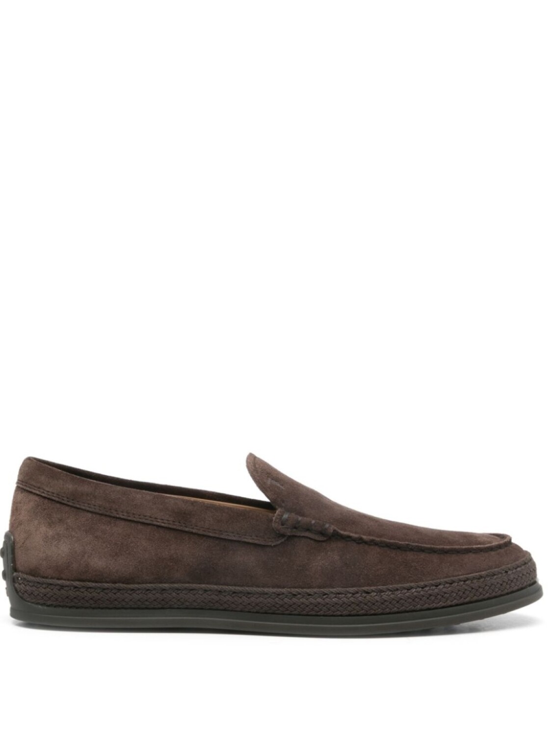 

Замшевые мокасины Tod's, коричневый