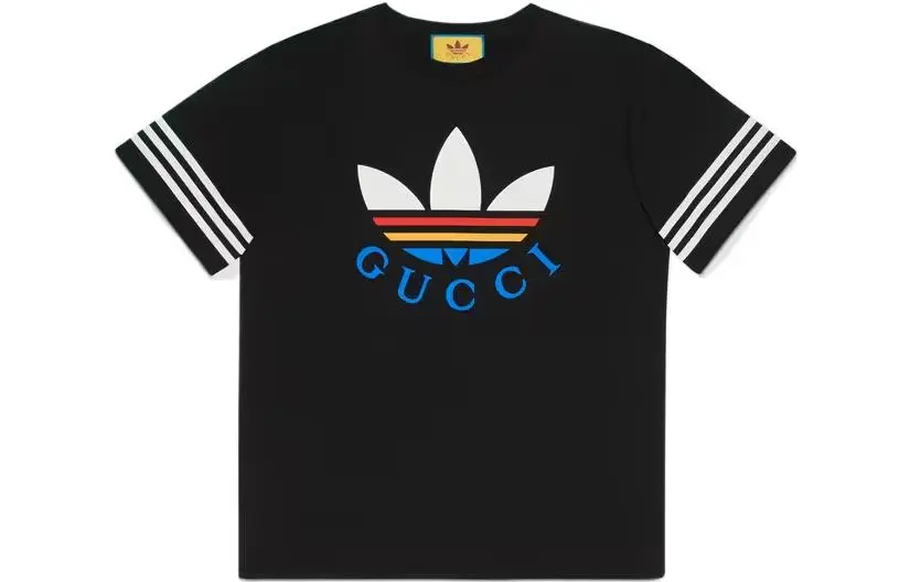 

Футболка мужская Adidas x Gucci, черный / белый