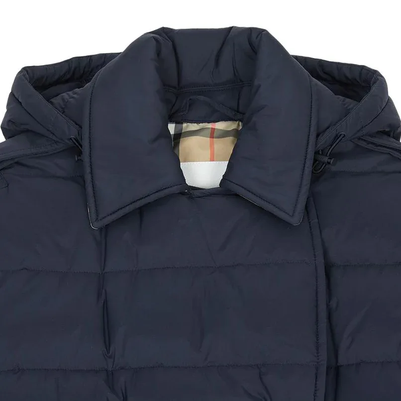 Пуховая куртка Burberry 25, женская, темно-синий — фото 3