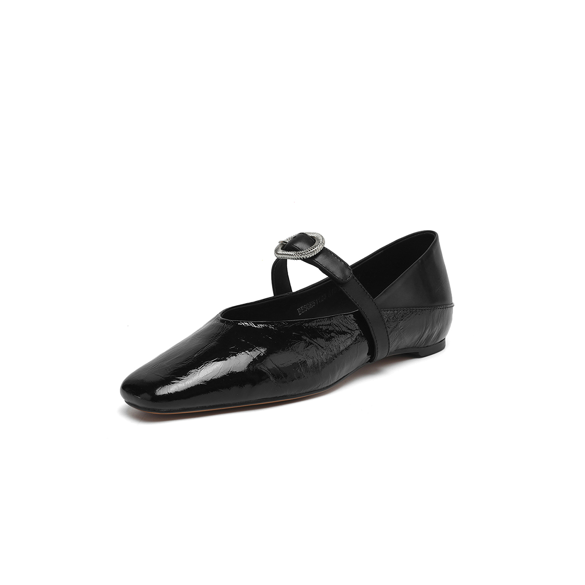 Туфли Мэри Джейн на плоской подошве 1 см женские Bebe, Black