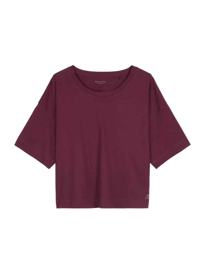

Marc O'Polo Укороченный топ Mix N Match из хлопка вишневого лака