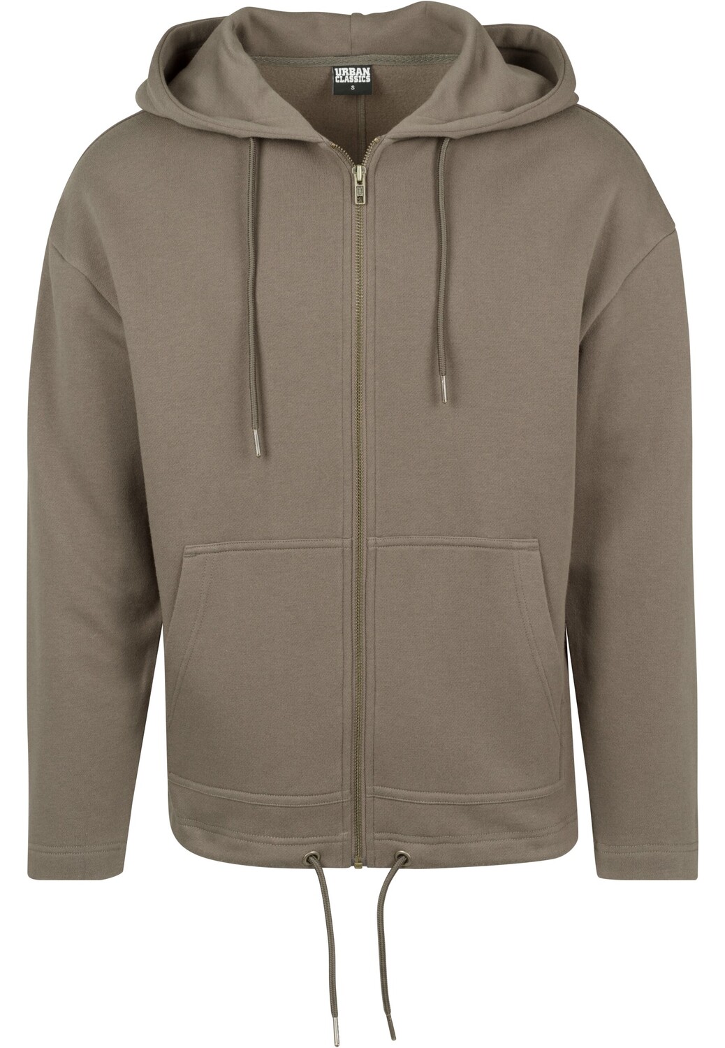 

Толстовка Urban Classics Zip Kapuzenpullover, цвет army green