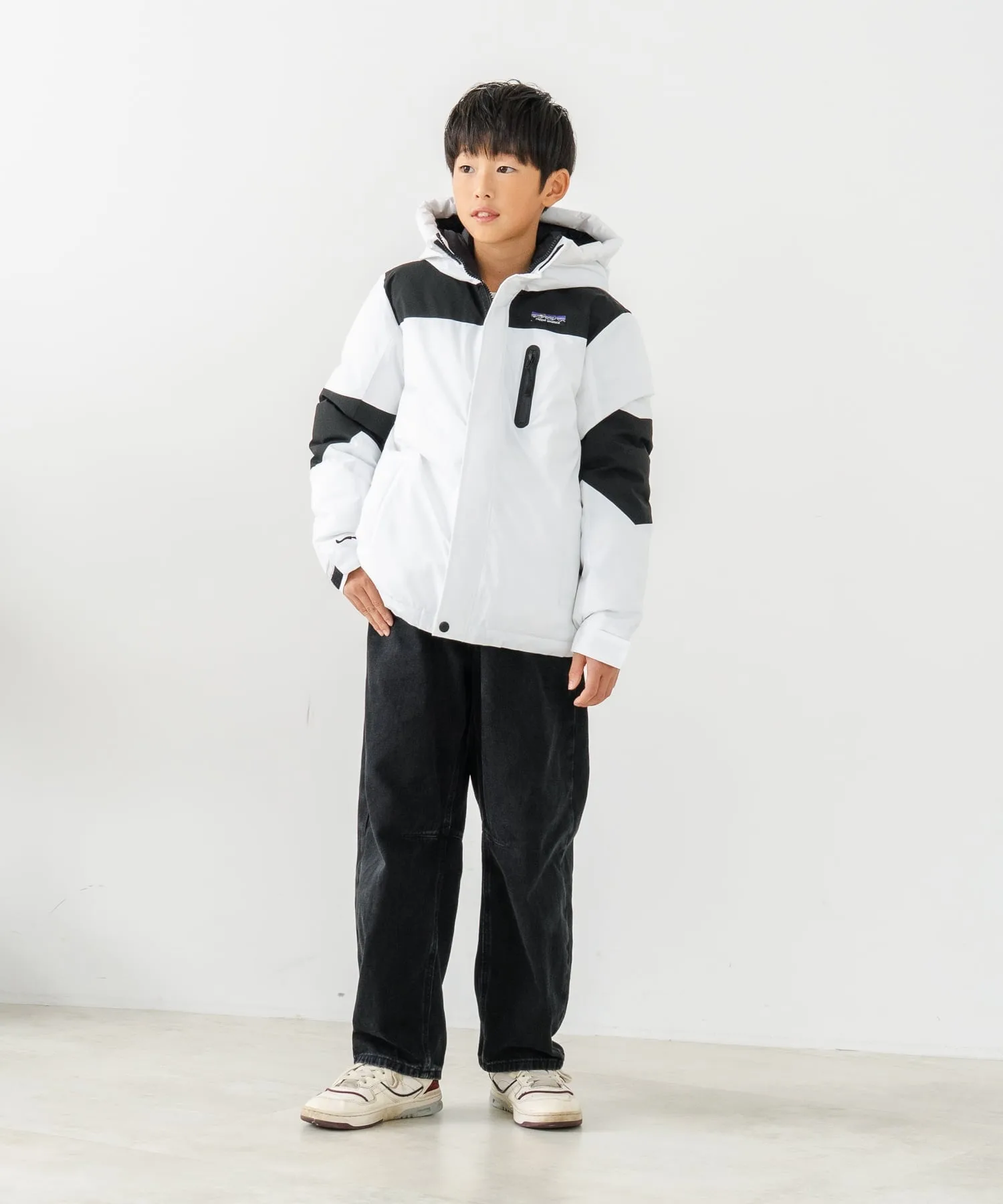Рваная гора/(K)MILFORD KIDS стеганая куртка Ragged Mountain, white — фото 4