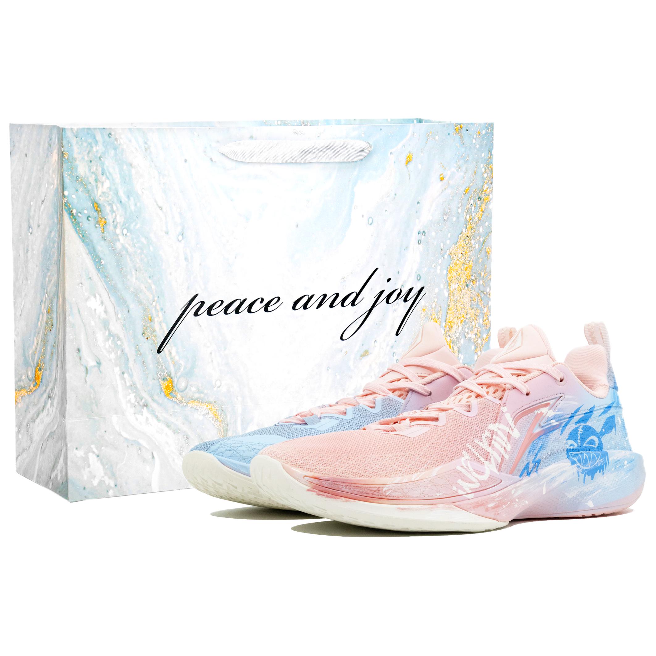

Баскетбольные кроссовки Speed Ling 2 мужские с низким верхом LINING, Pink Blue Mismatched