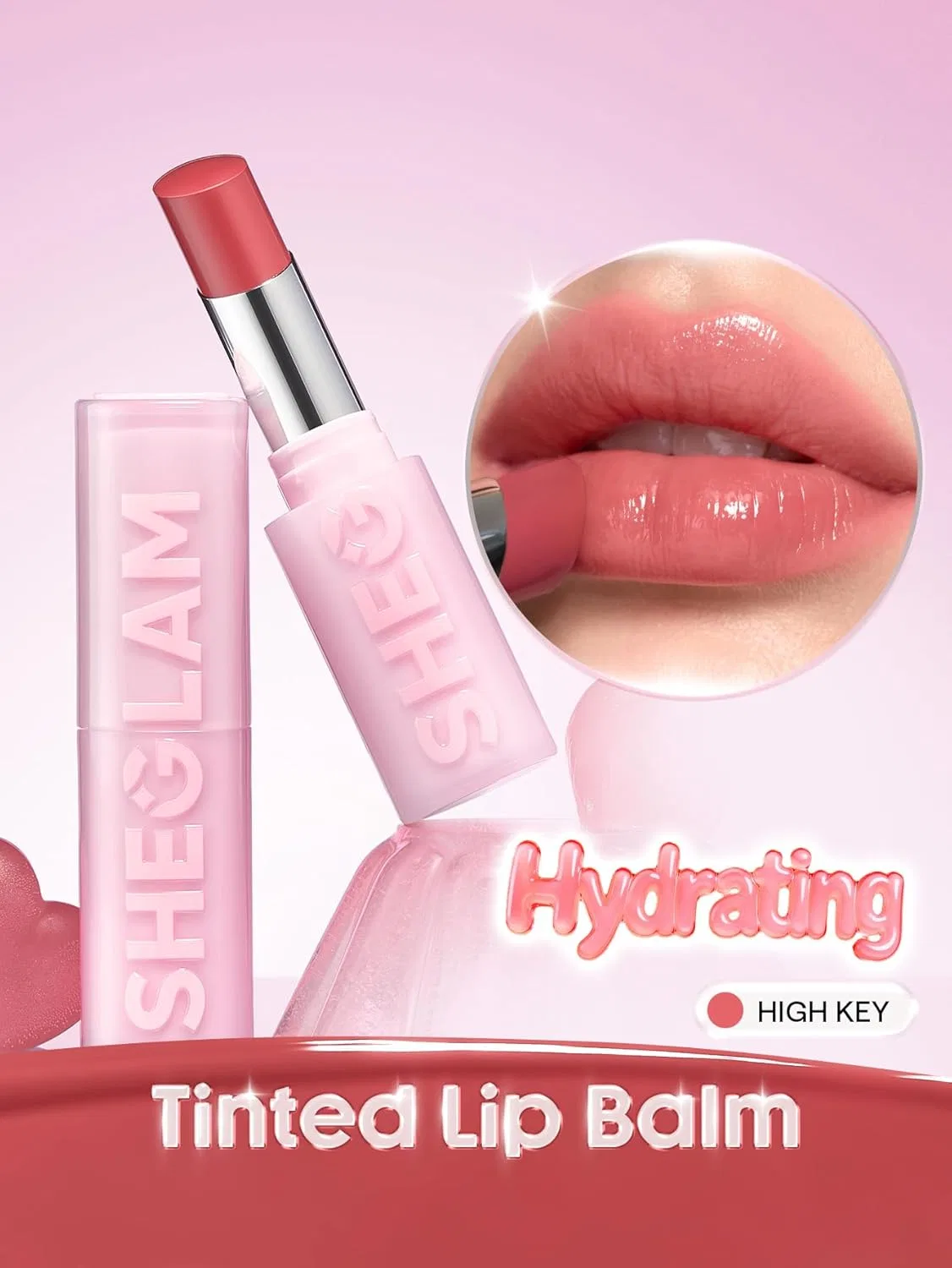 Масло-бальзам для губ Sheglam Silk Slip Lip Oil Balm 3 г, оттенок 111 High Key — фото 2