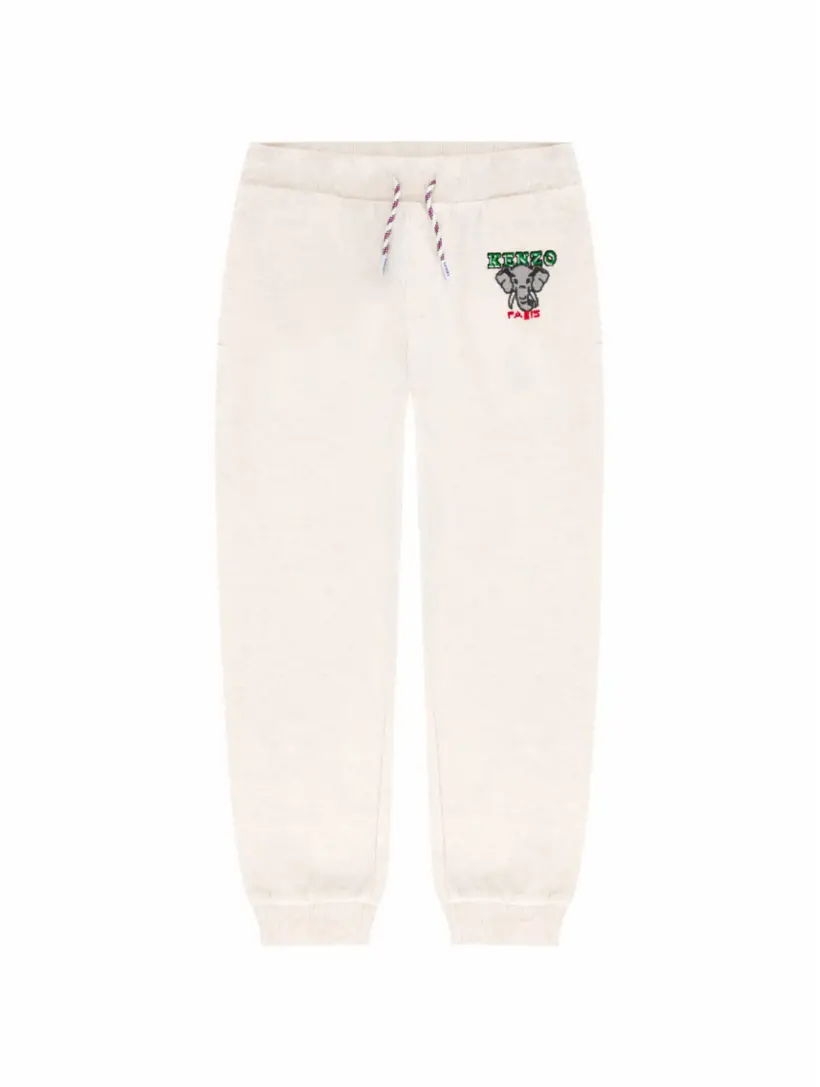 

Хлопковые джоггеры Kenzo Elephant Kenzo, белый