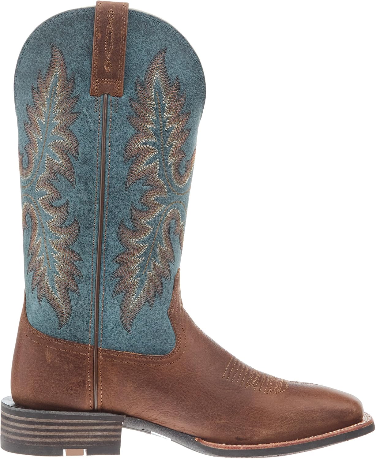 Мужские ковбойские ботинки ARIAT Hudson, синий/коричневый — фото 4