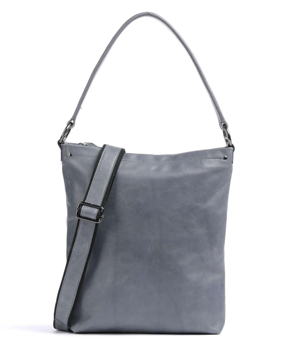 

Сумка через плечо Caugio из мелкозернистой яловой кожи. Harold'S, серый