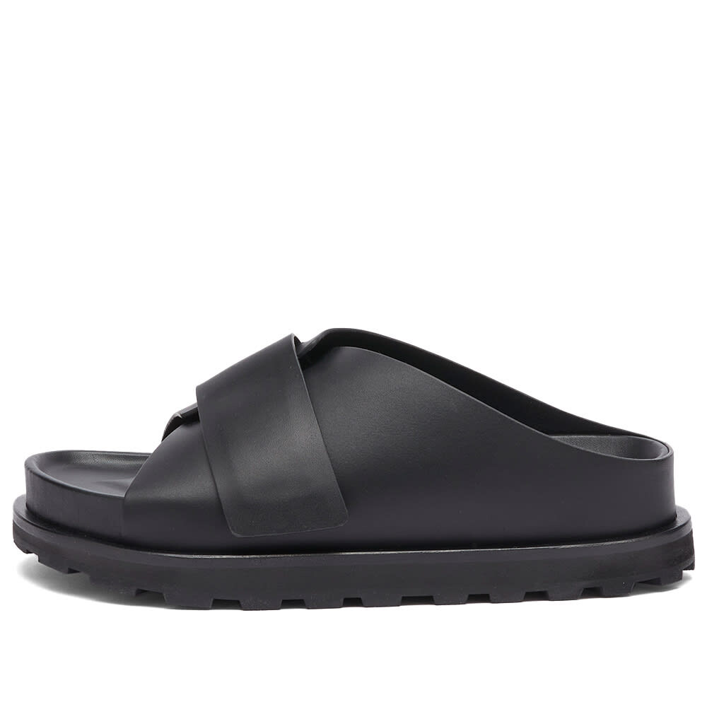 

Сандалии Jil Sander+ Leather Sandals, черный