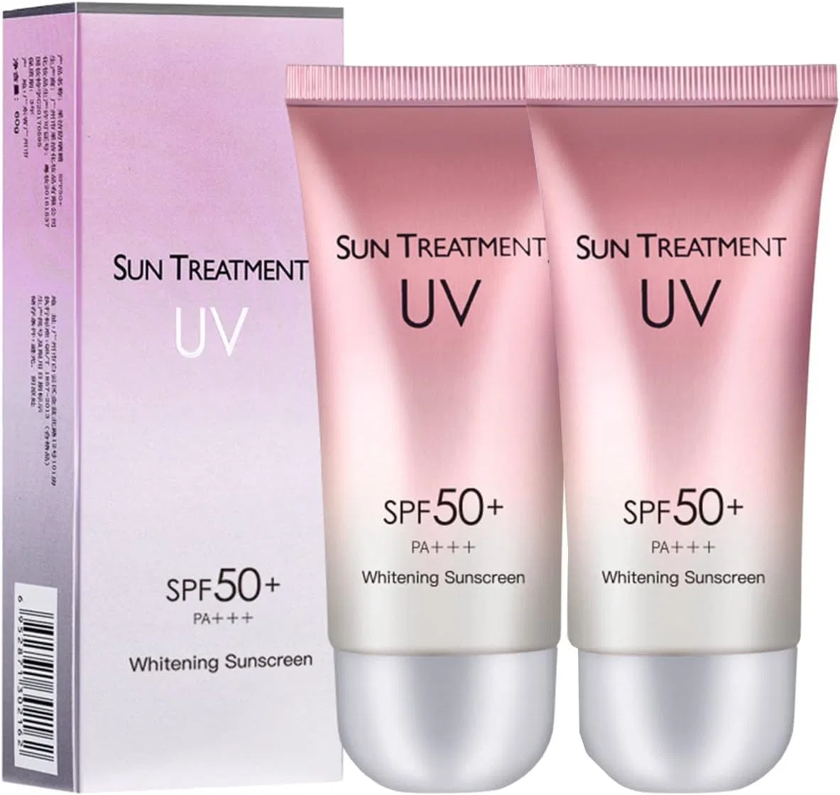 Солнцезащитный крем для лица и тела SPF50+ DUBUSH 5 шт. по 60 г, оттенок 02