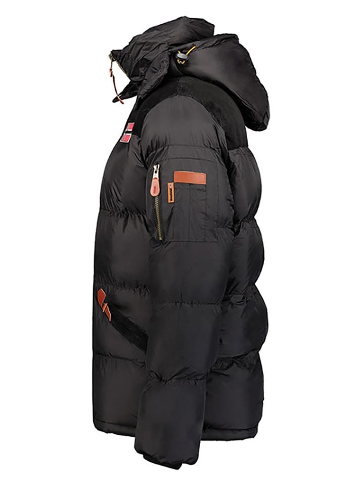 Geographical Norway Стеганая куртка "Celien" черного цвета — фото 4