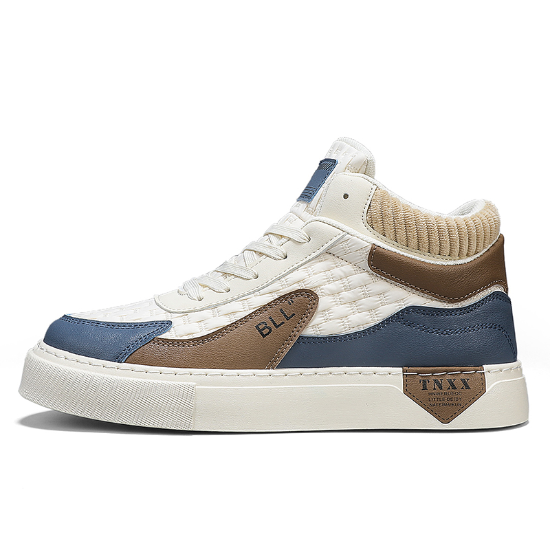 

Высокие мужские кроссовки Bull charm, Beige Blue