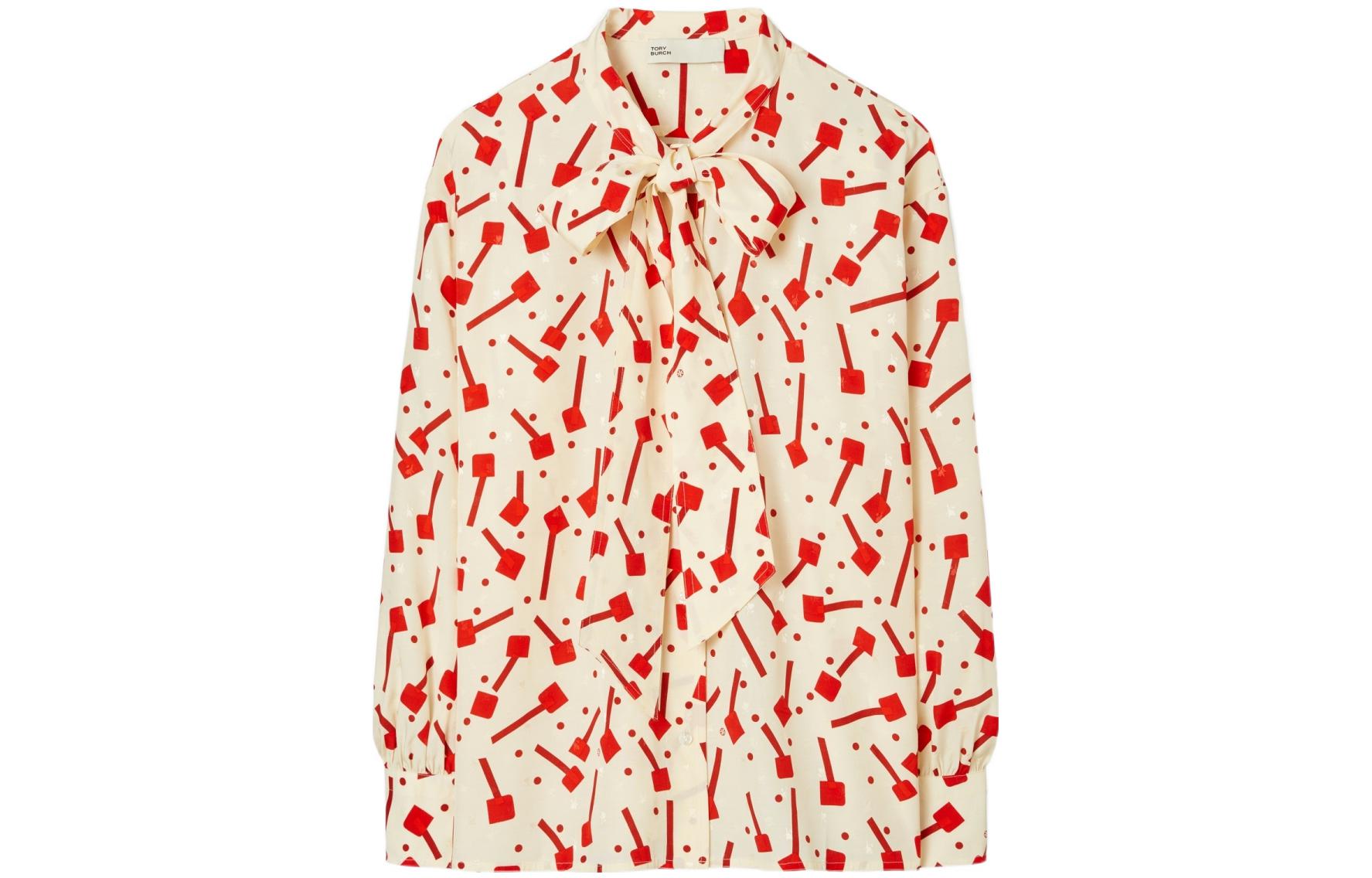 

TORY BURCH Женская блузка бежевая