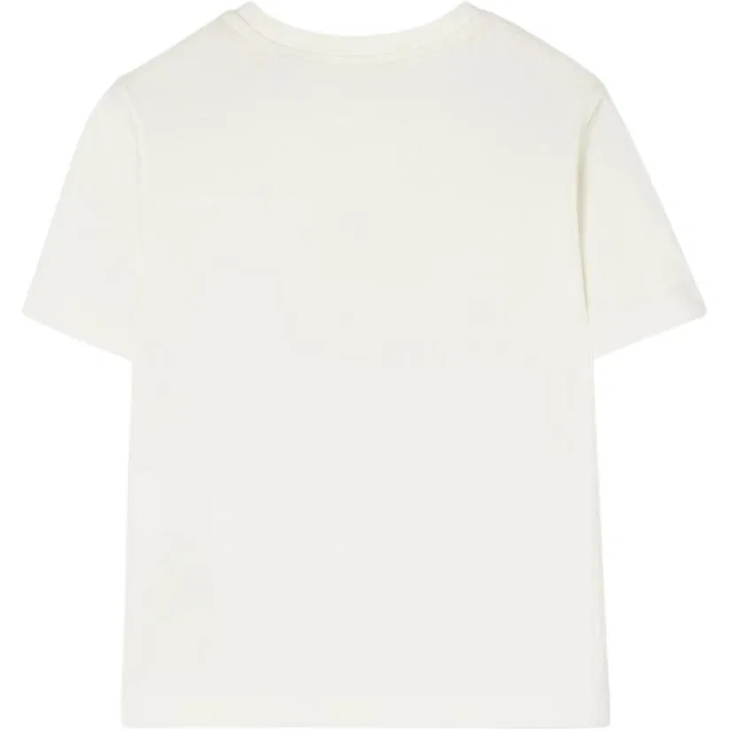 Футболка Burberry Kids Chalk White — фото 3