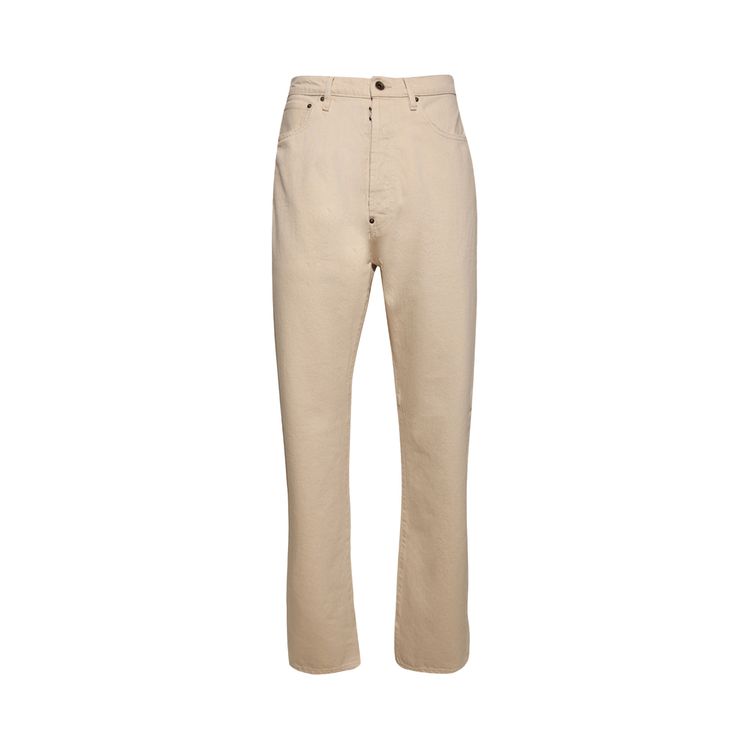 

Джинсы Maison Margiela Buckle Jeans 'Ecru Melange', белый