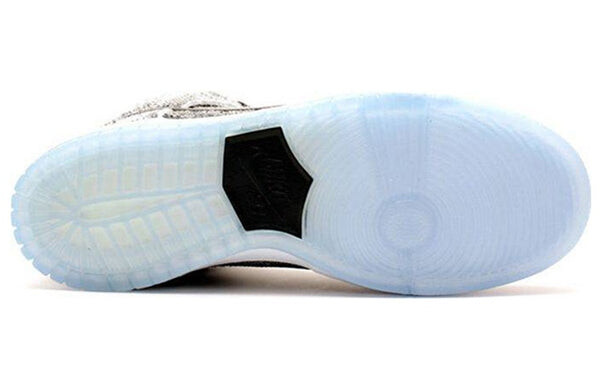 Кроссовки sb dunk high premium Nike, черный — фото 3