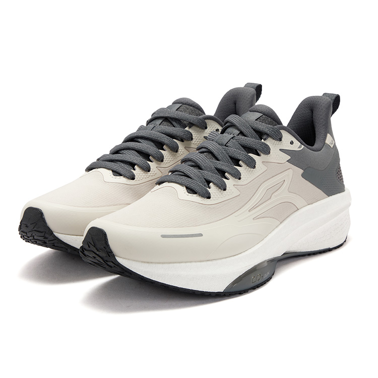 361° Кроссовки для тренировок и бега Rain Screen 80 Cushioning Abrasion Resistant Breathable Low top мужские, цвет beige gray — фото 4