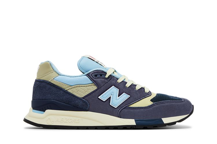 

Кроссовки New Balance Teddy Santis x 998 Made in USA Navy Chrome Blue, синий