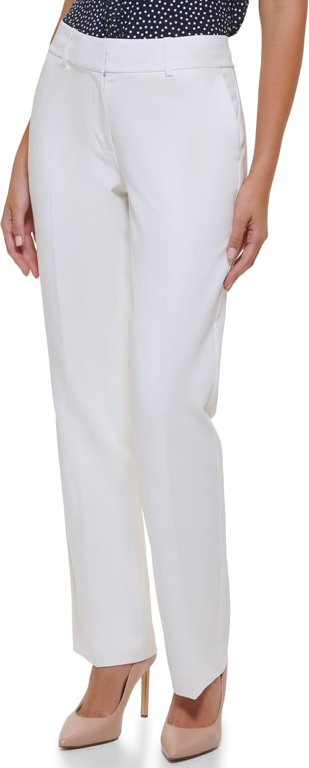 Женские брюки Tommy Hilfiger Sloane с эластичной талией и щиколоткой, Ivory — фото 3