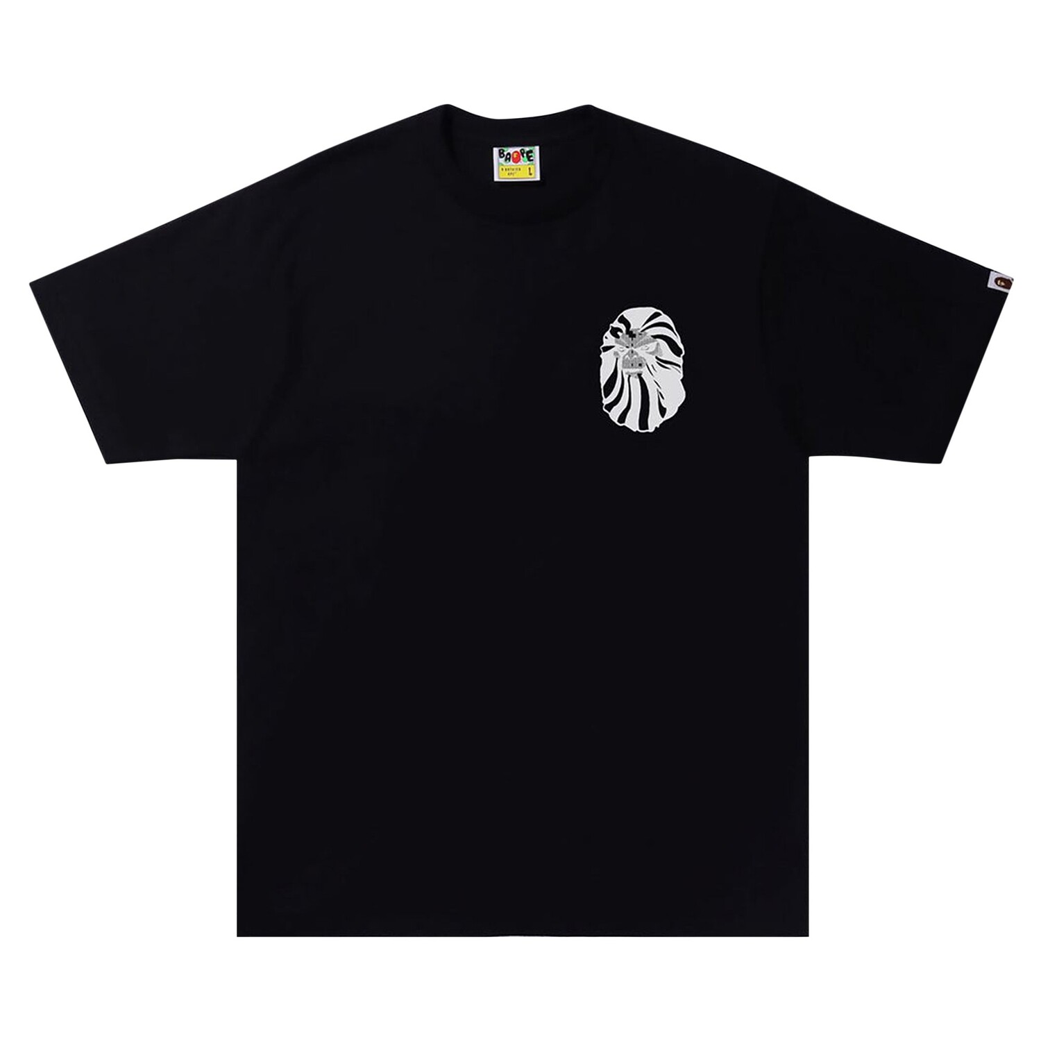 

Футболка BAPE Ape Head #1, черная, Черный, Футболка BAPE Ape Head #1, черная