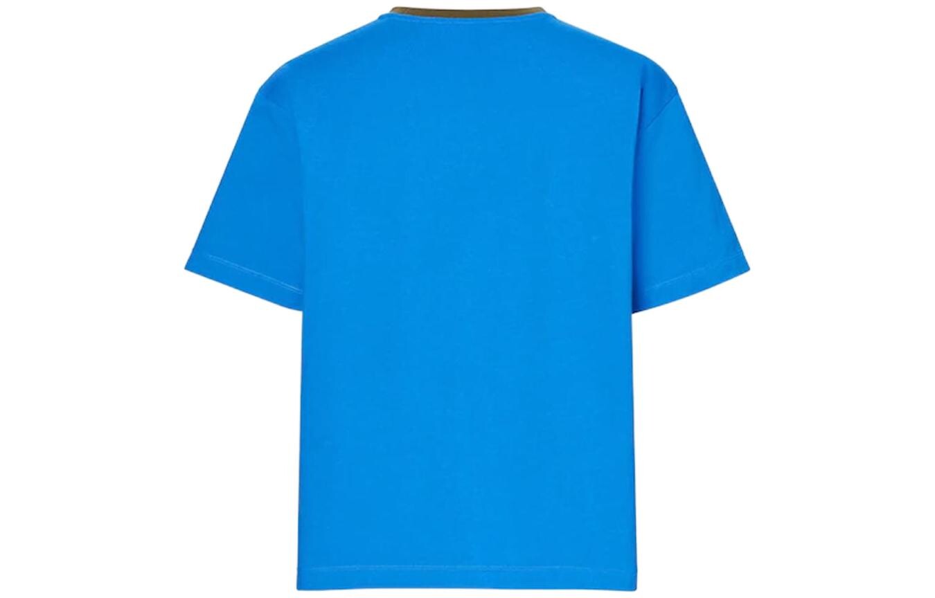 Футболка Marni Marni Co-Branding Unisex Teal Uniqlo, голубой — фото 2