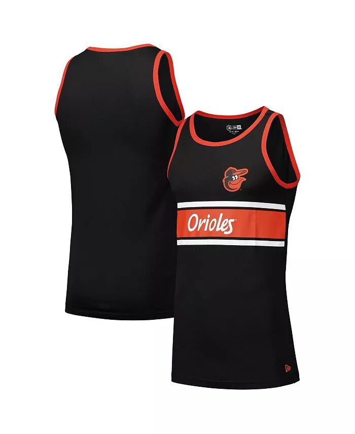 

Мужская черная майка-топ Baltimore Orioles Jersey Ringer New Era