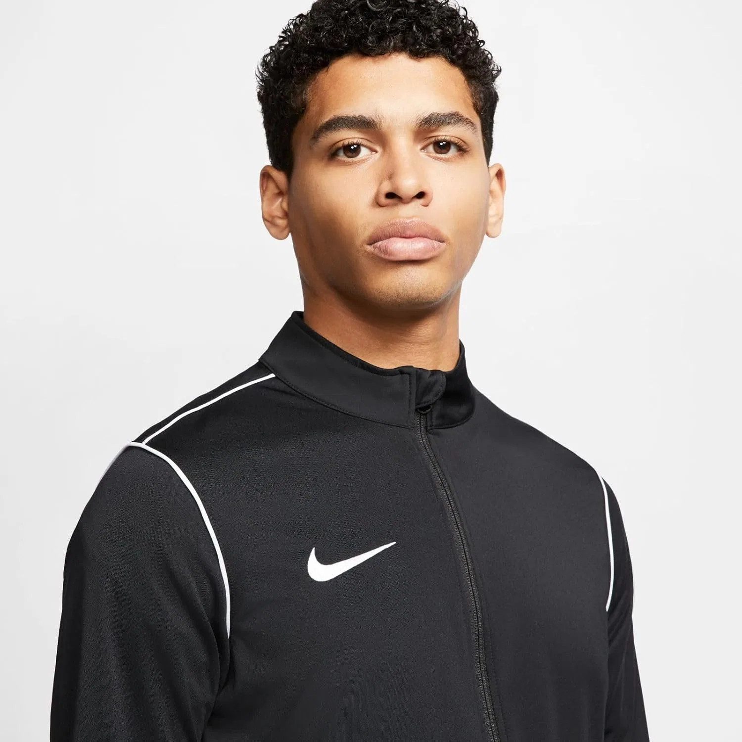Толстовка Dri-FIT Nike, Black/White — фото 3