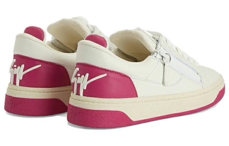 Gz94 Кроссовки низкие женские Giuseppe Zanotti, белый красный — фото 4