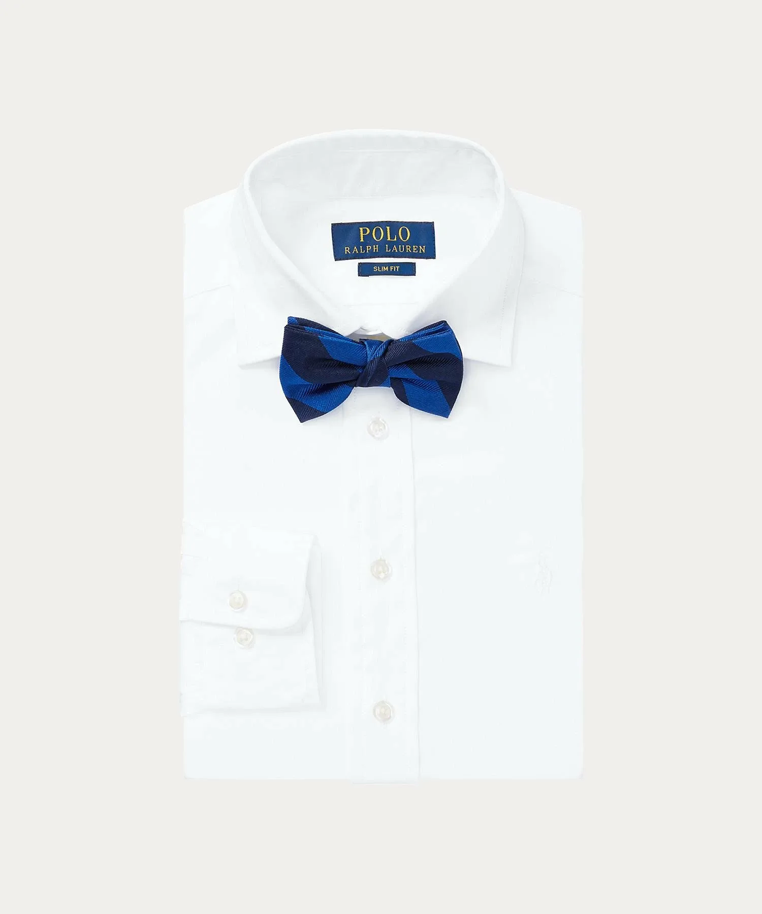 Хлопковая рубашка приталенного кроя (Для мальчиков 8-20 лет) Polo Ralph Lauren, 100 White — фото 3