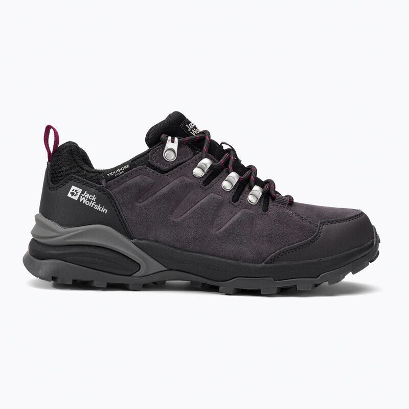 

Горные ботинки Jack Wolfskin, цвет black/dark grey/purple