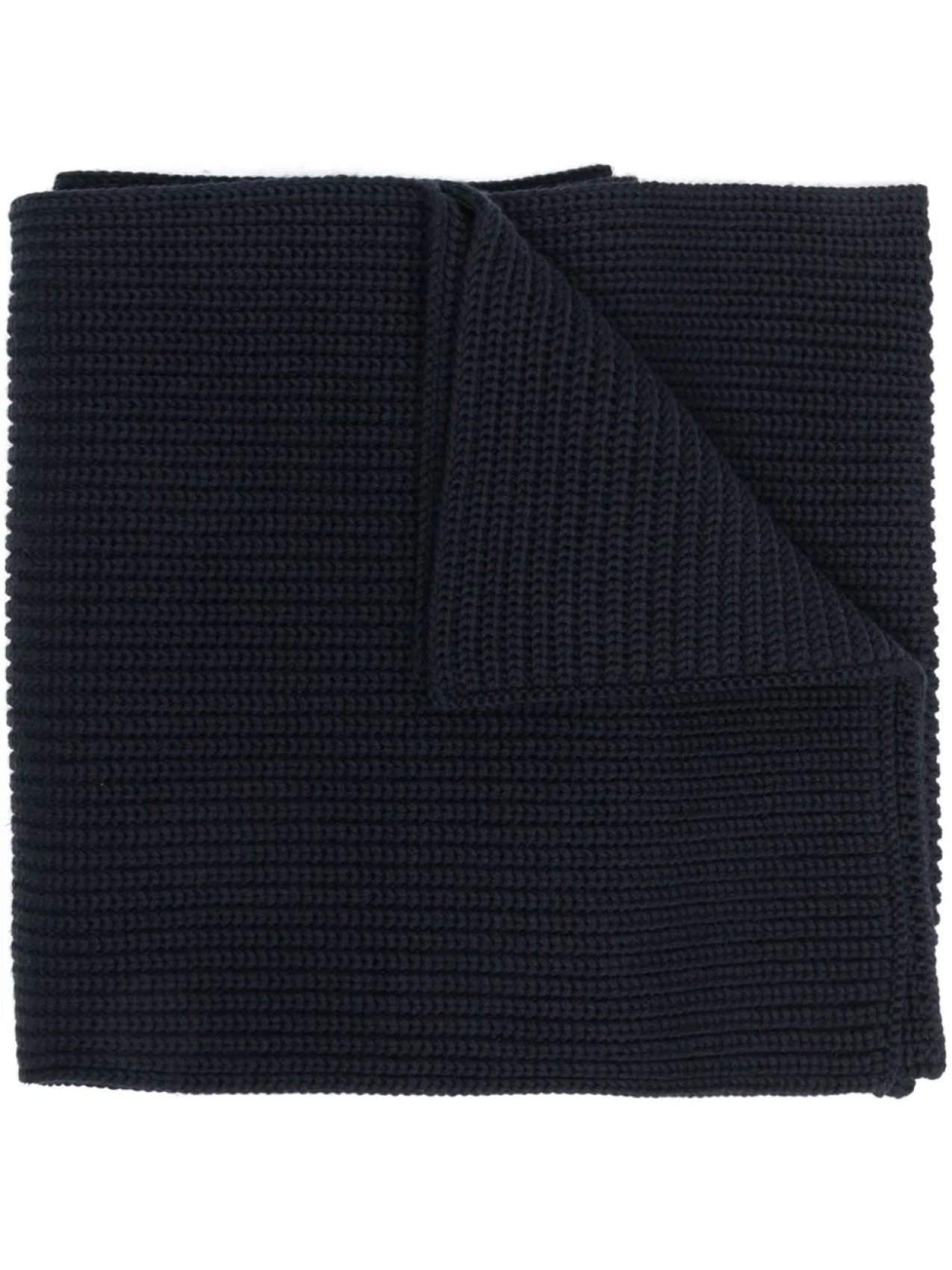 

Brioni шарф в рубчик, синий