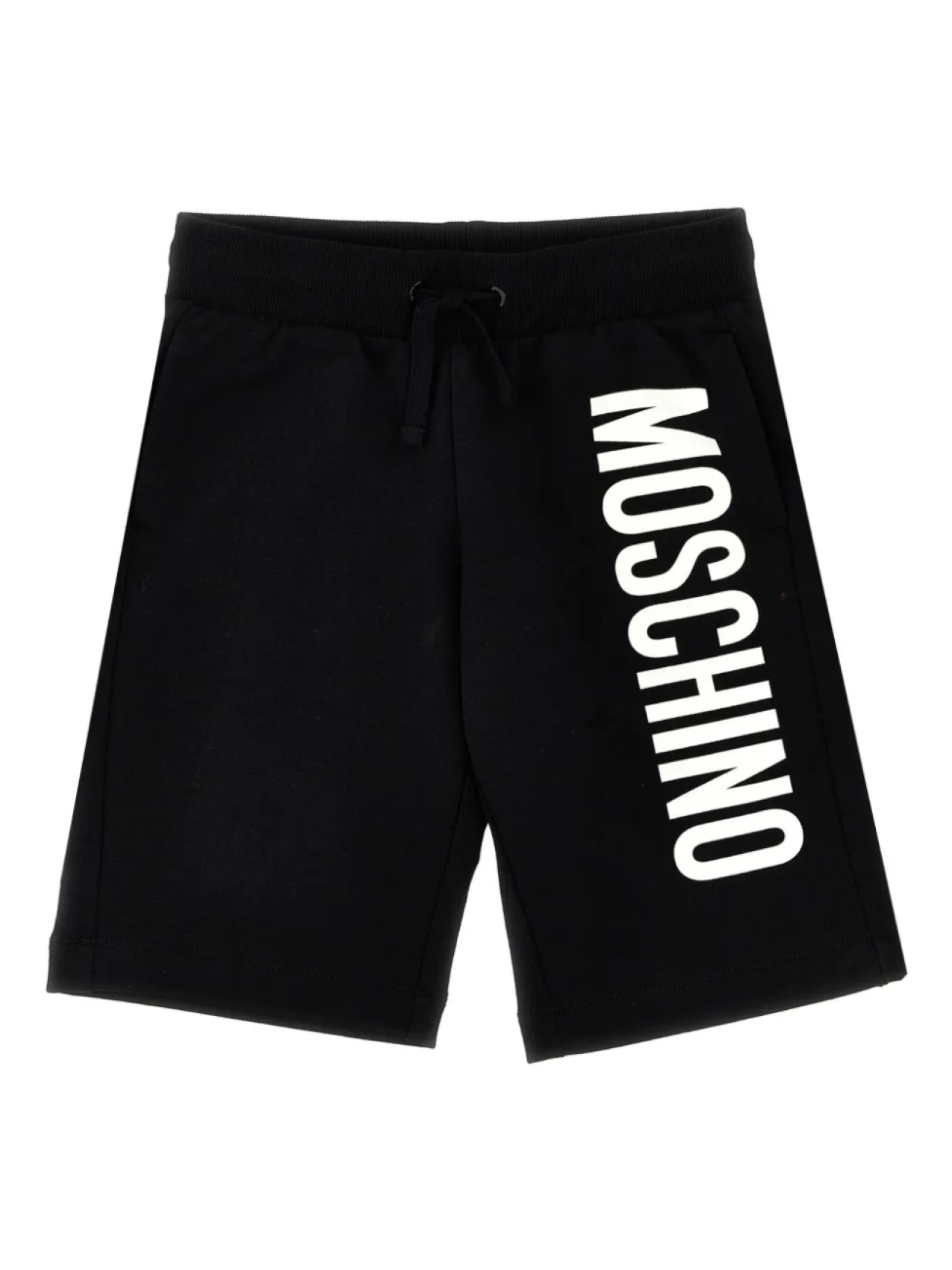 

Шорты-бермуды с логотипом Moschino Kids, черный