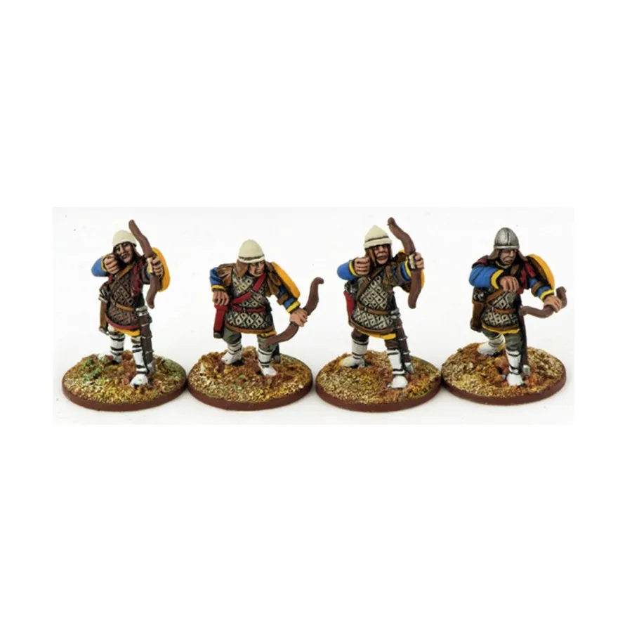 

Византийские пехотные лучники — стеганые, Gripping Beast Miniatures - Byzantine Periods - Rus & Slavs (28mm)